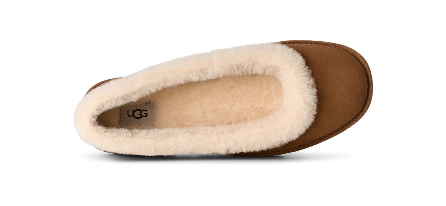 UGG Zora Ballet Flat Chestnut, Chestnut (1178111-CHE)
