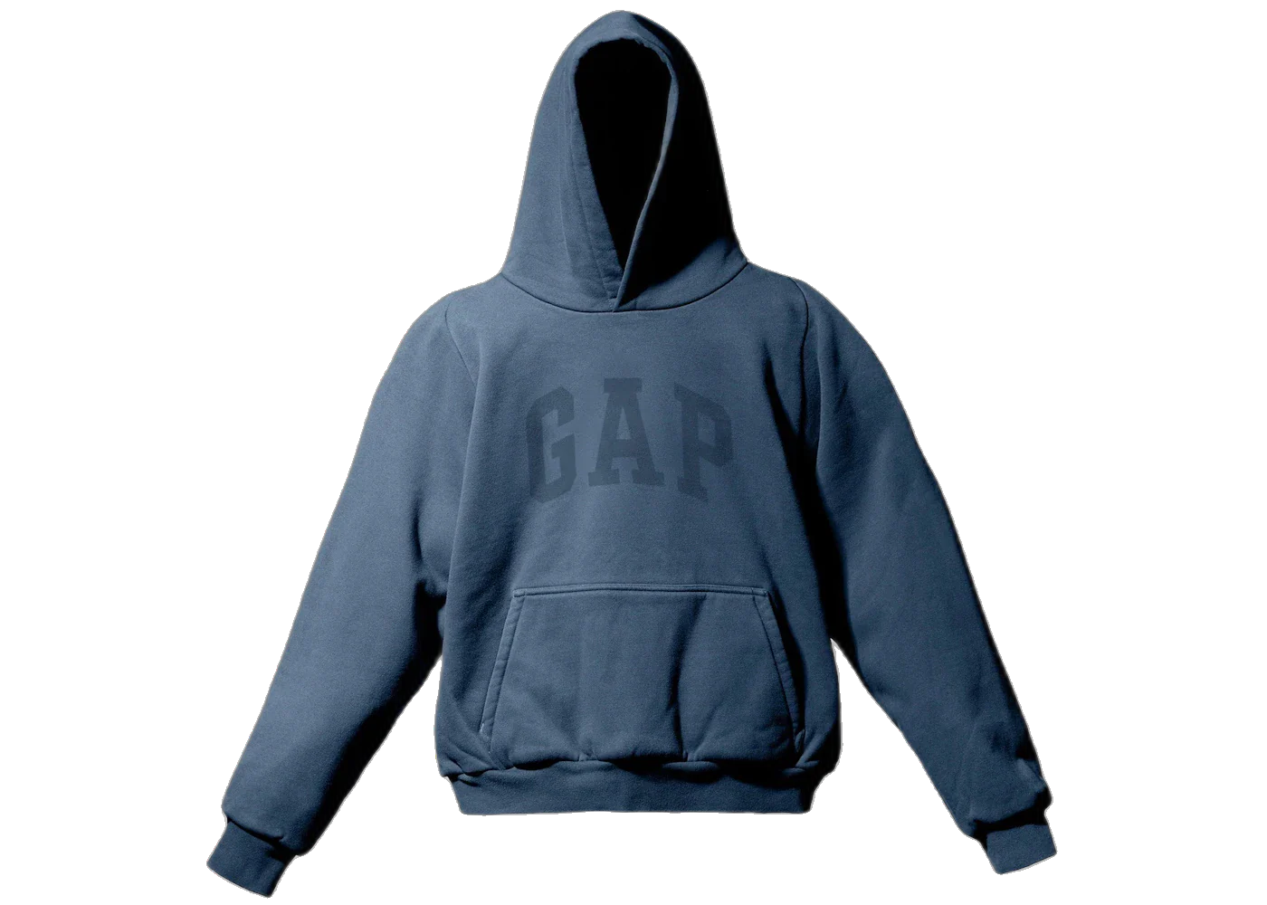 Yeezy Gap Dove Shrunken Hoodie Dark Blue