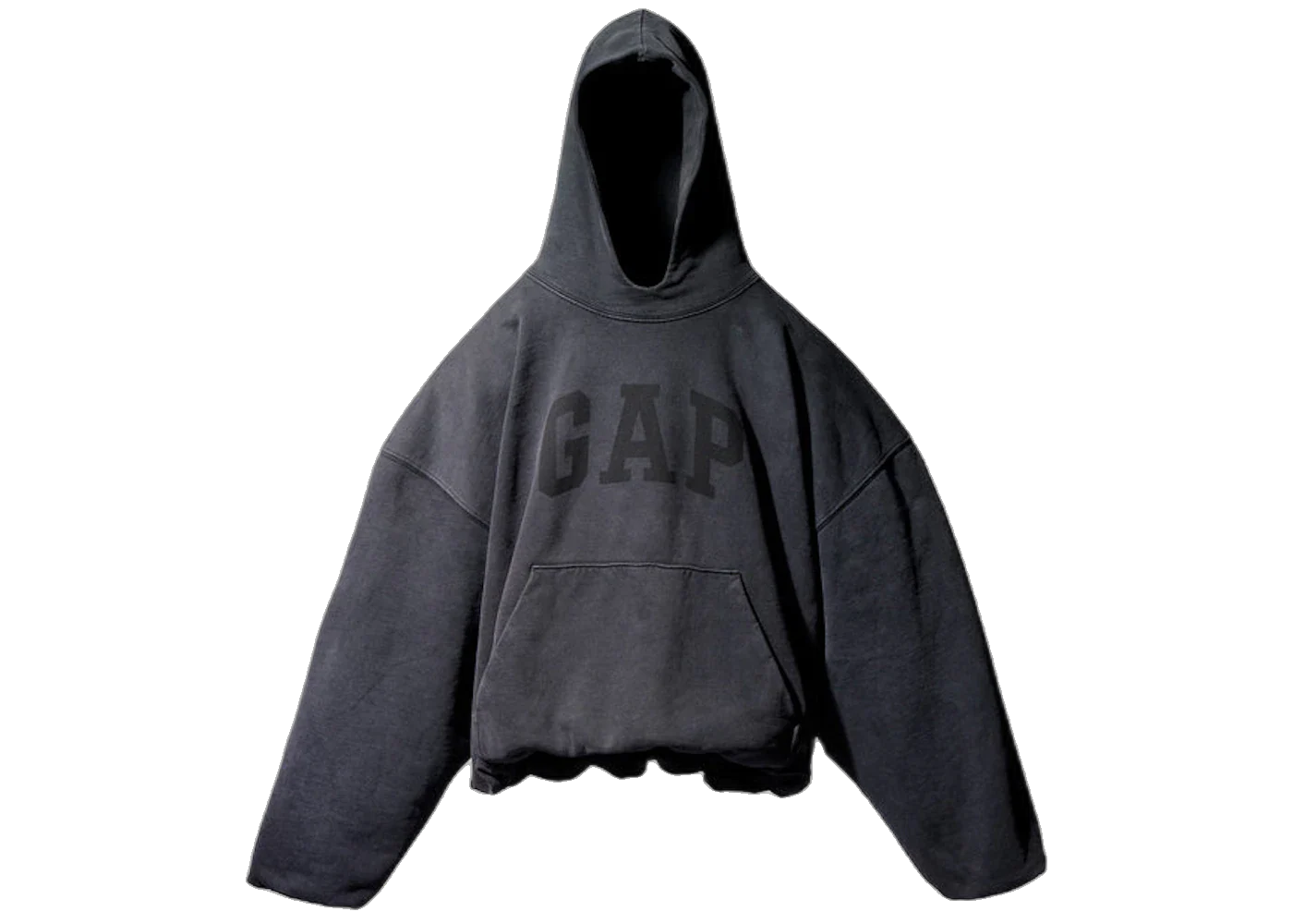 Yeezy Gap Engineered by Balenciaga Dove Hoodie Washed Black, Washed Black (yeezy-gap-engineered-by-balenciaga-dove-hoodie-black)