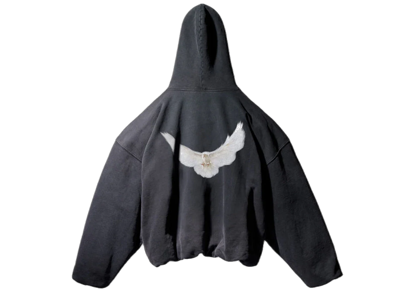 Yeezy Gap Engineered by Balenciaga Dove Hoodie Washed Black, Washed Black (yeezy-gap-engineered-by-balenciaga-dove-hoodie-black)