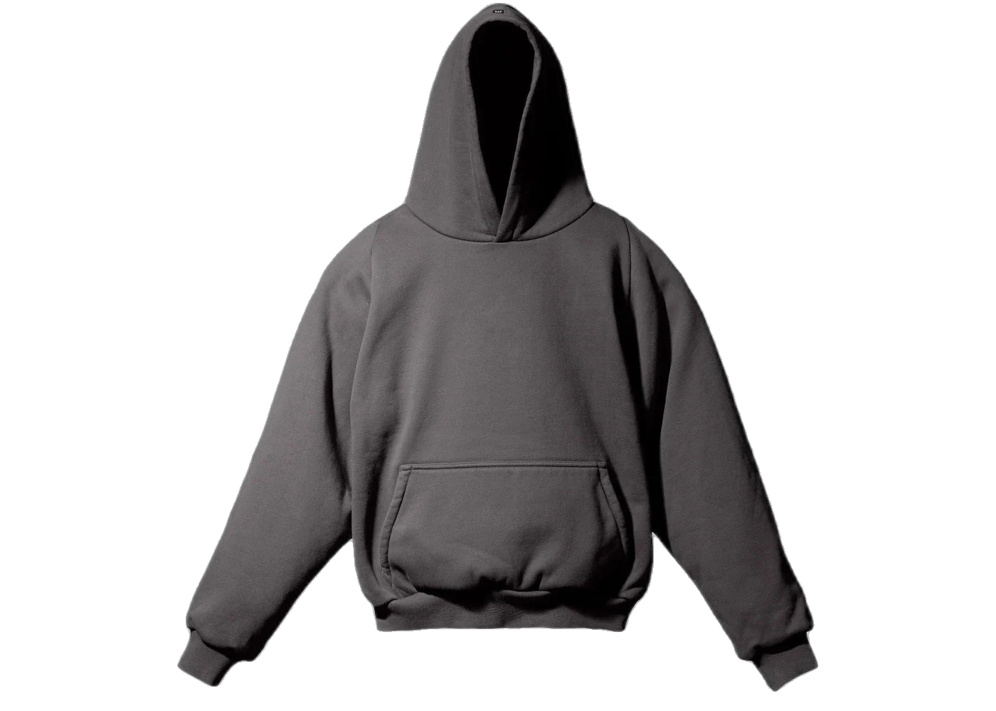Yeezy Gap Logo Shrunken Hoodie Dark Grey