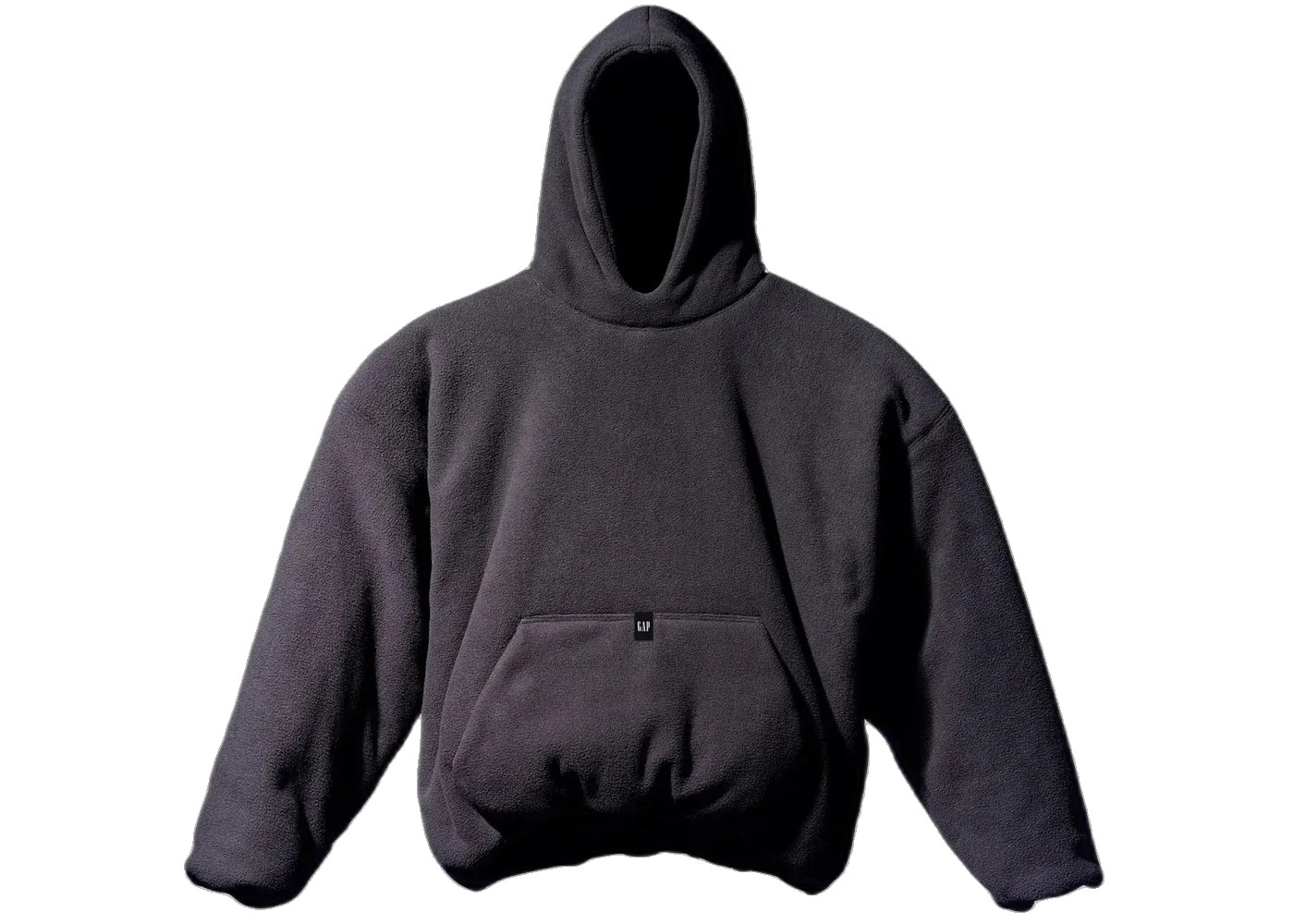 Yeezy Gap Polar Fleece Padded Hoodie Black, Black (5248 100000306PFPH BLAC)