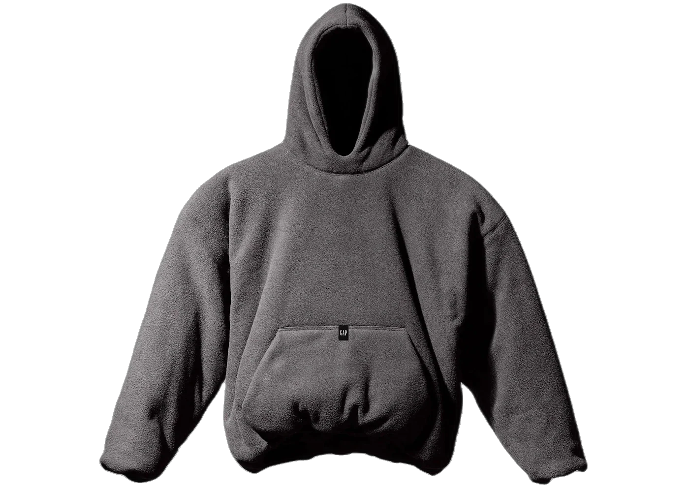 Yeezy Gap Polar Fleece Padded Hoodie Dark Grey, Dark Grey (471162 02 0003)