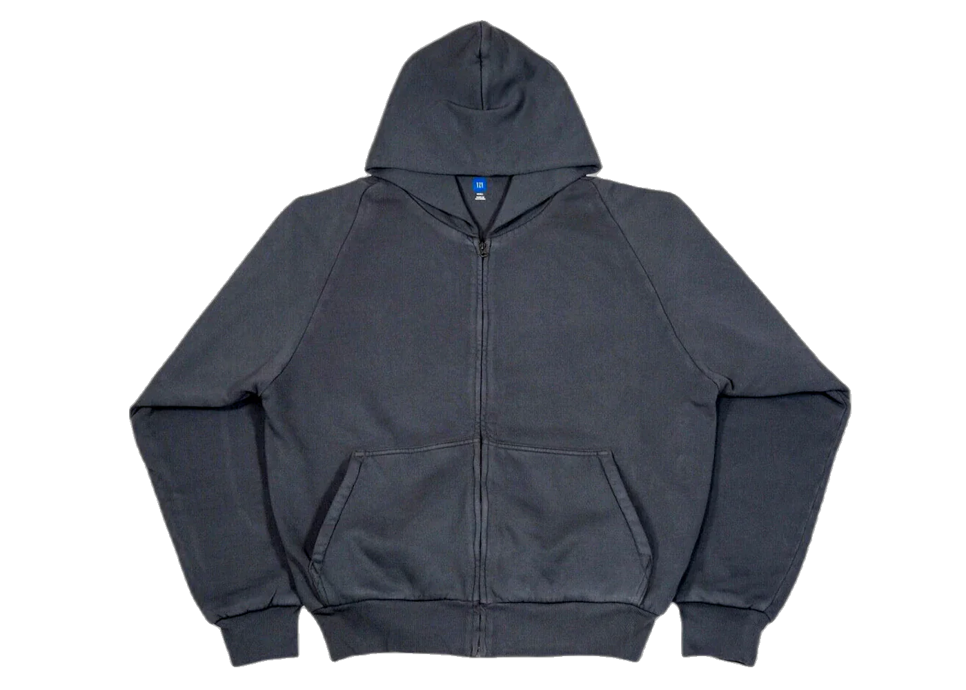 Yeezy x Gap Zip Up Exclusive Hoodie Poetic Black, Poetic Black (Faded Acid Wash) (yeezy-x-gap-zip-up-exclusive-hoodie-black)