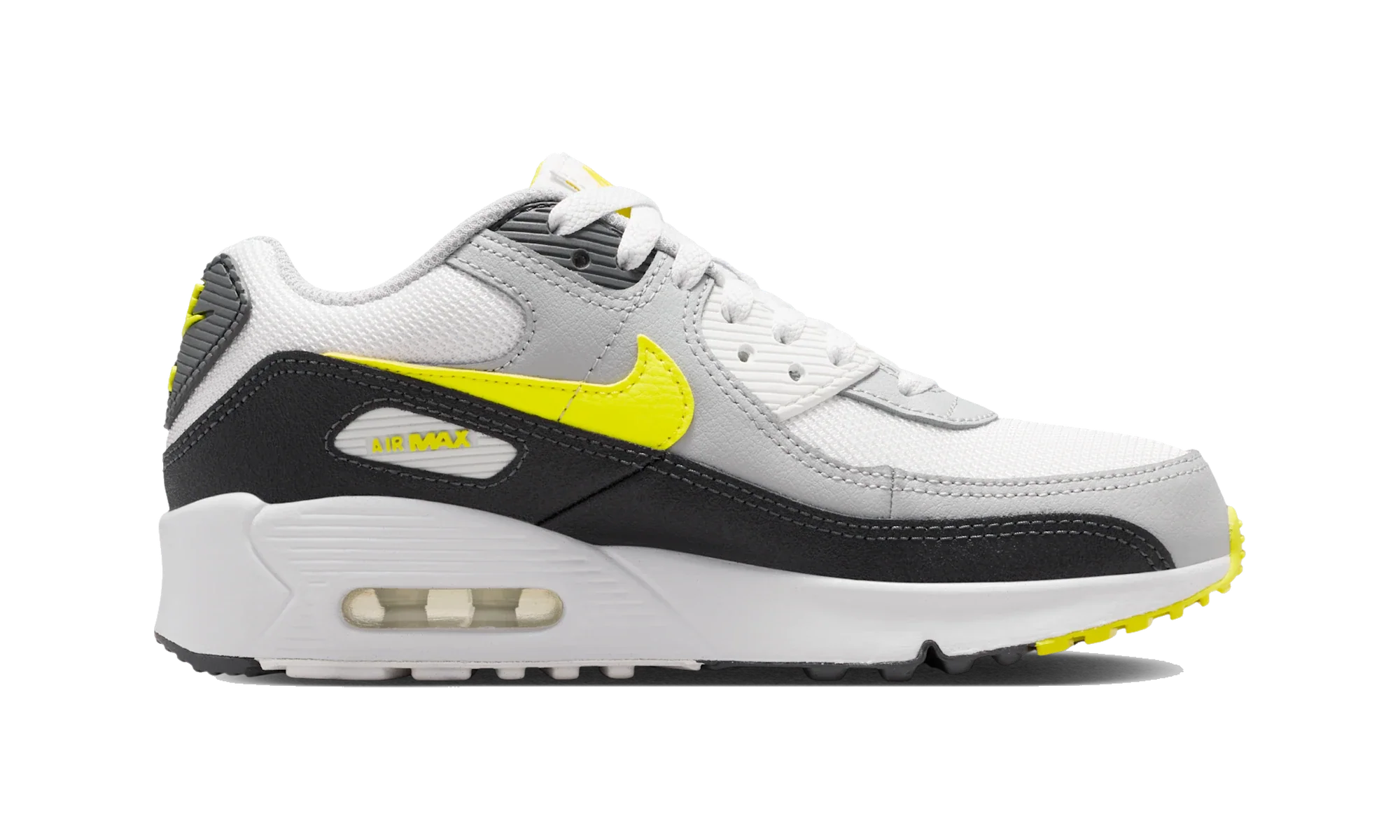 Nike Air Max 90 Off-White/Dark Smoke Grey/Light Smoke Grey/Sonic Yellow