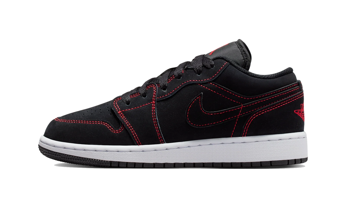 Air Jordan 1 Low Black/White/University Red