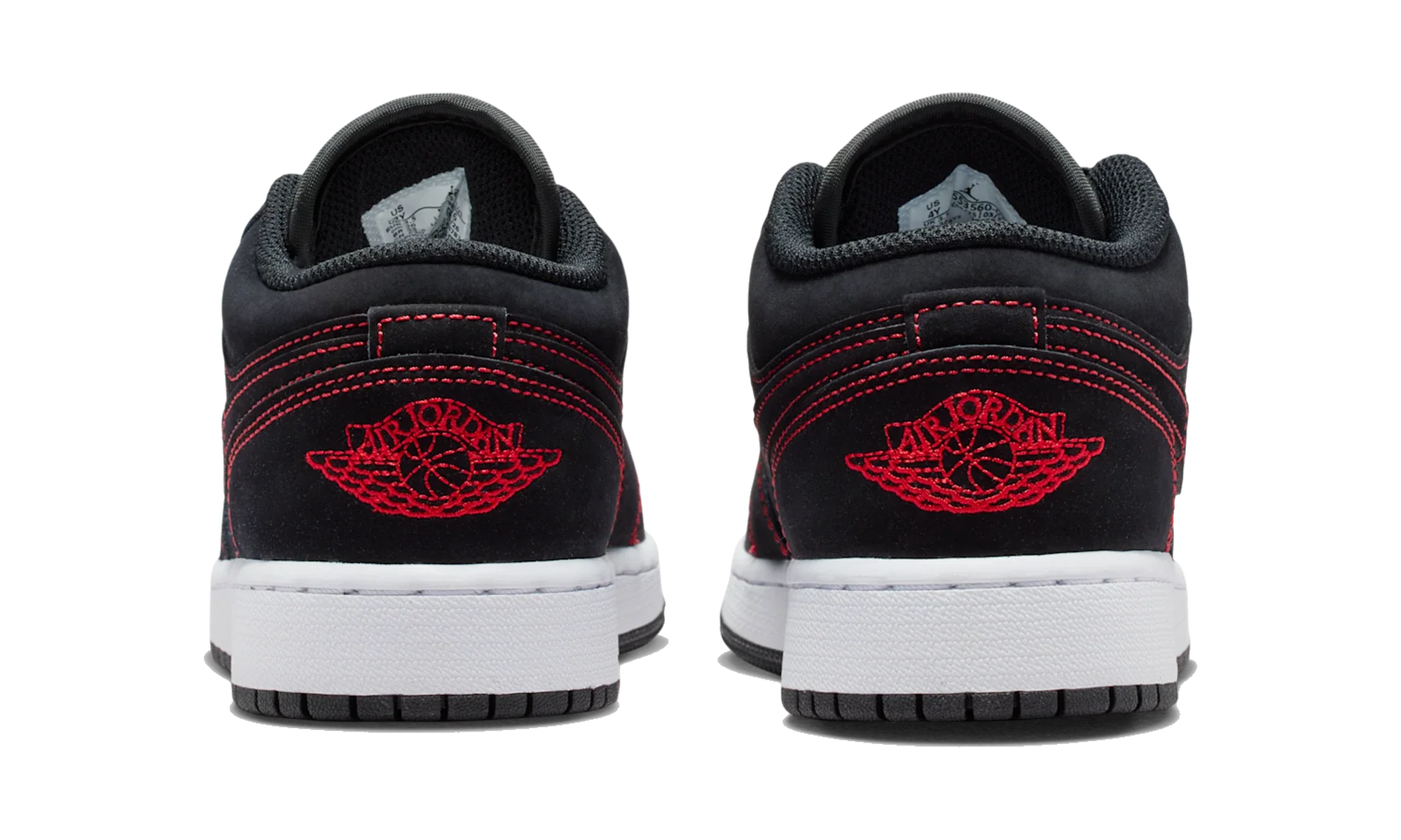 Air Jordan 1 Low Black/White/University Red