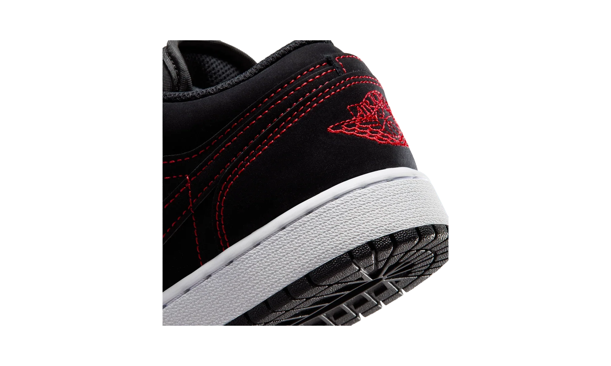 Air Jordan 1 Low Black/White/University Red