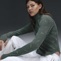 Nike Sportswear Collection Slim 1/2-Zip Long-Sleeve Logo Top Vintage Green/Light Army/Vintage Green