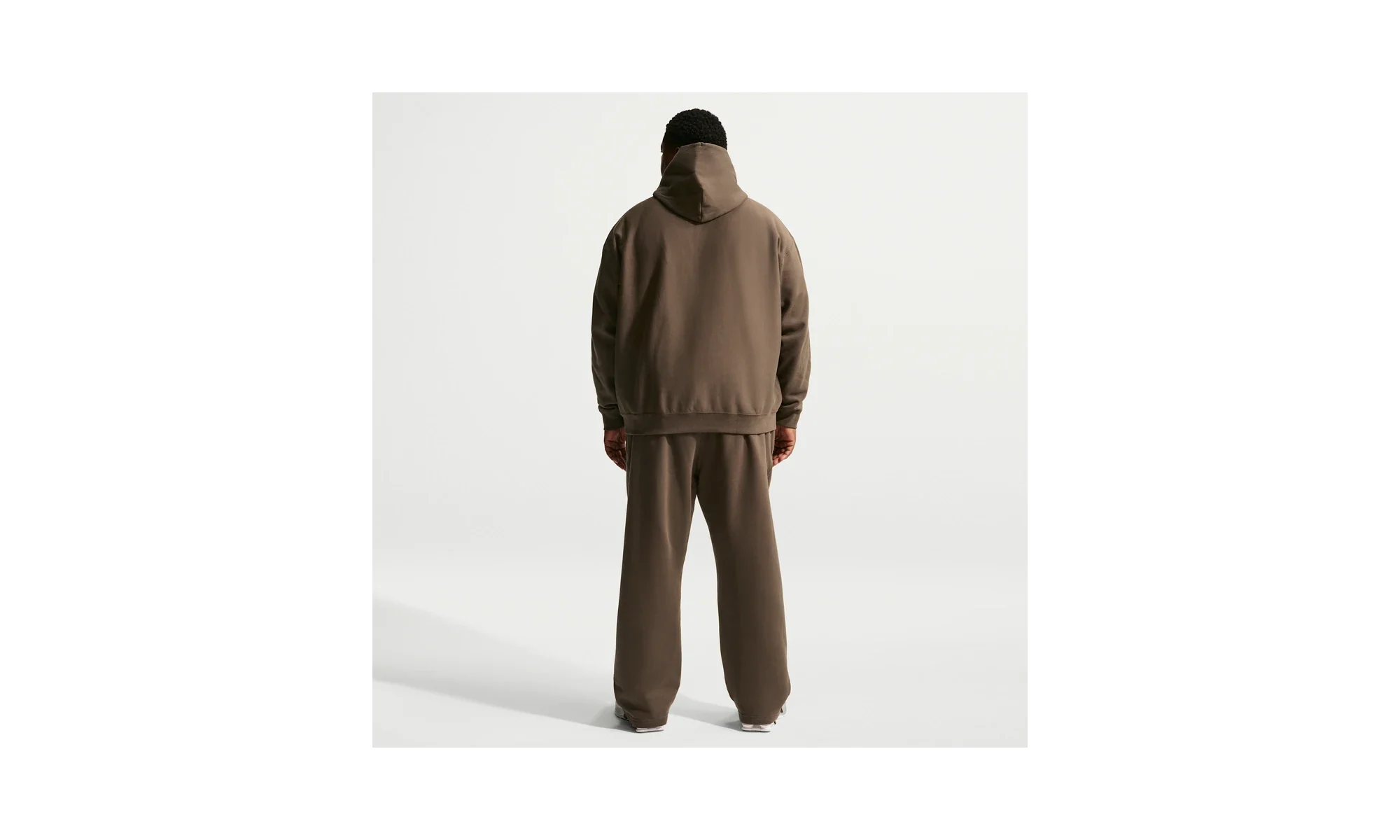 Nike Solo Swoosh Men's Pullover Hoodie Dark Hazel/White