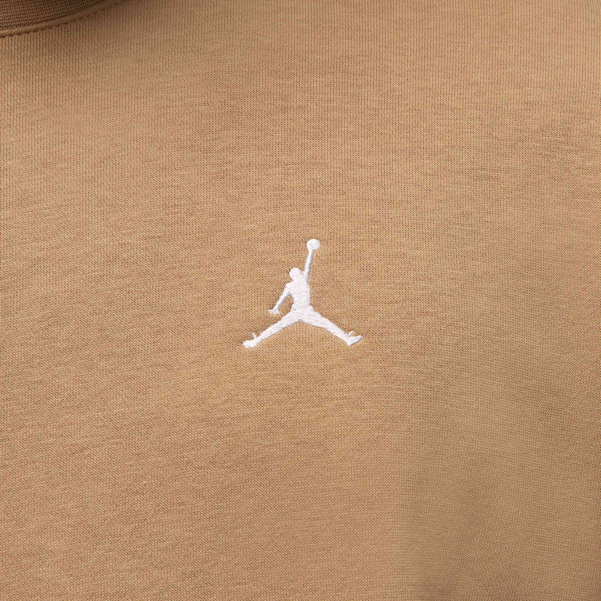 Air Jordan Brooklyn Fleece Crew-Neck Sweatshirt Desert Camo/White