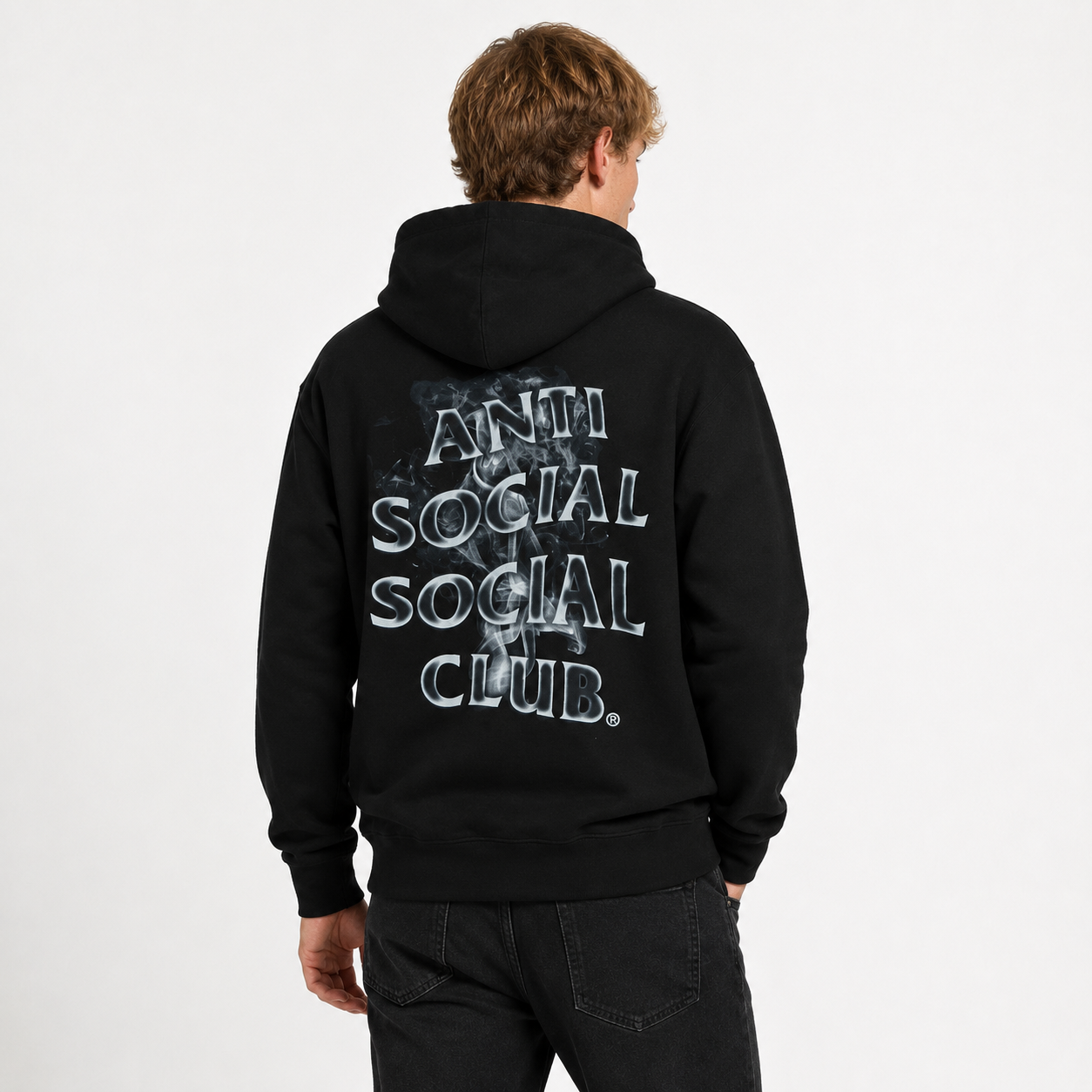 Anti Social Social Club Burnout Hoodie Black