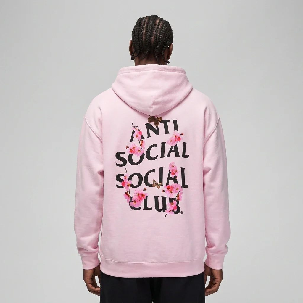 Anti Social Social Club Kkotch Hoodie Pink