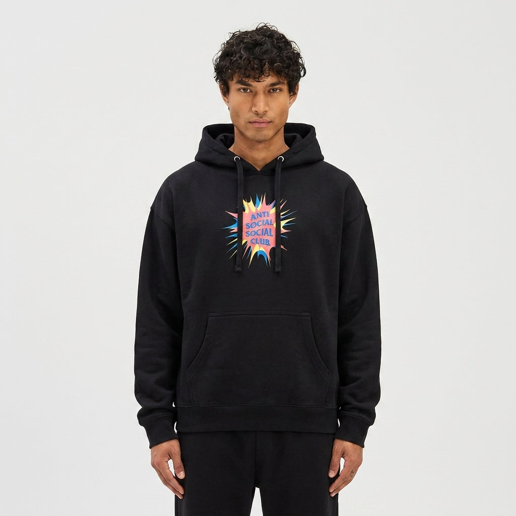 Anti Social Social Club Stunned Hoodie Black