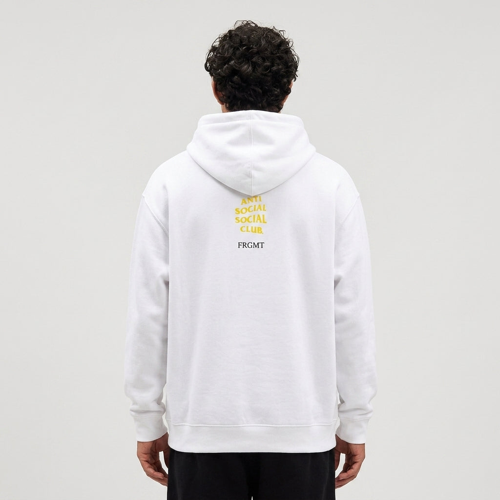 Anti Social Social Club x Fragment Called Interference Hoodie (FW22) White