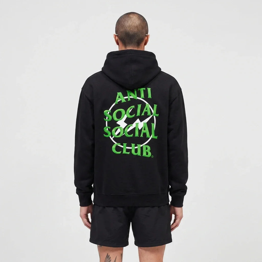 Anti Social Social Club x Fragment Precious Petals Hoodie (FW22) Black Green