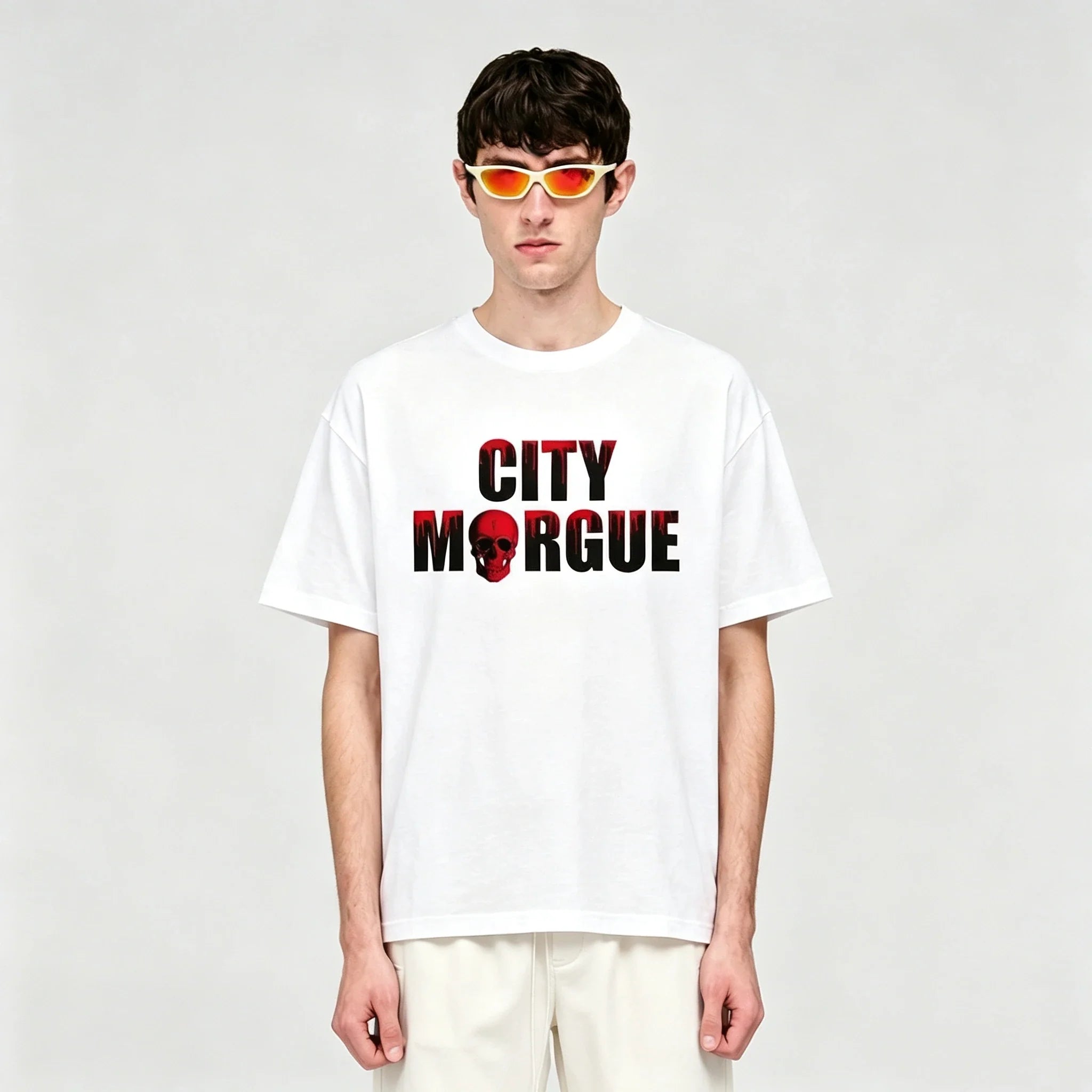 City Morgue x Vlone Dogs T-Shirt White