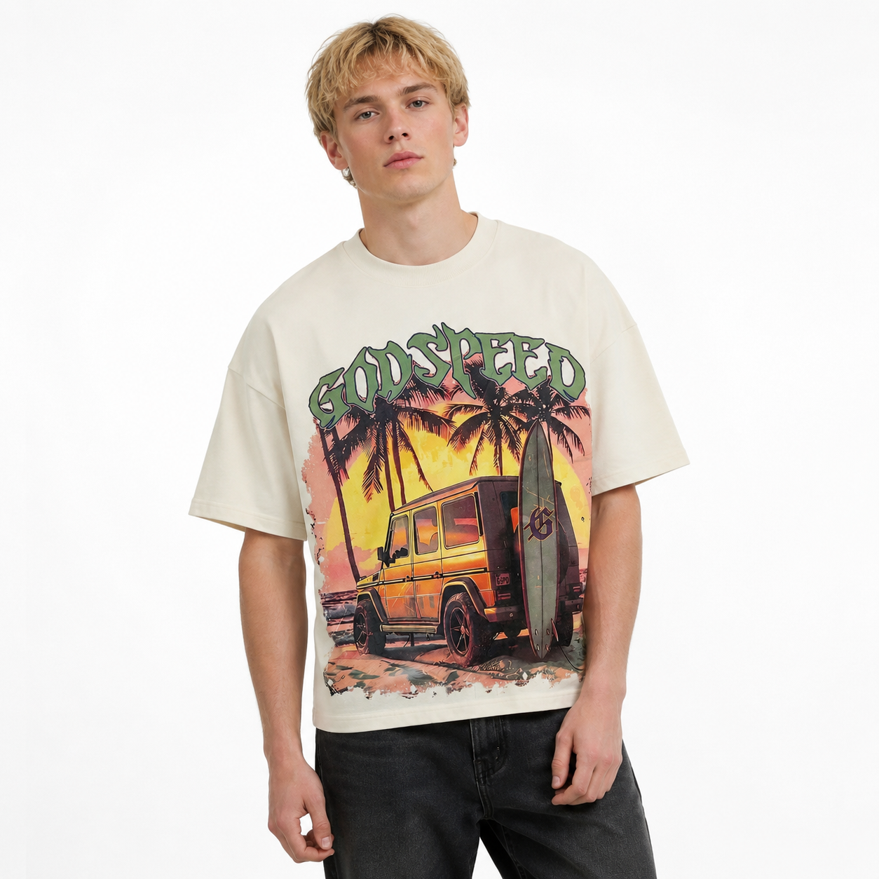 Godspeed Miami G Wagon T-Shirt White