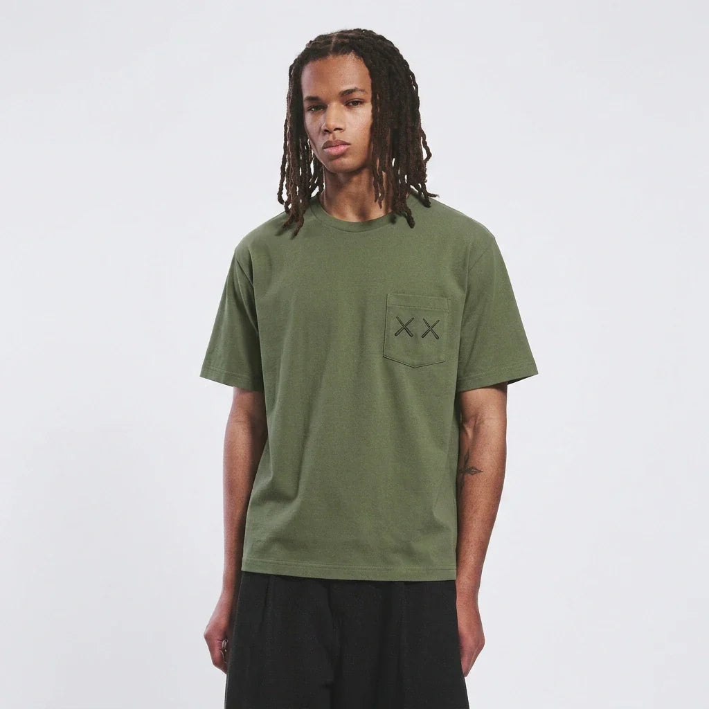 KAWS x Uniqlo XX Pocket T-Shirt Olive