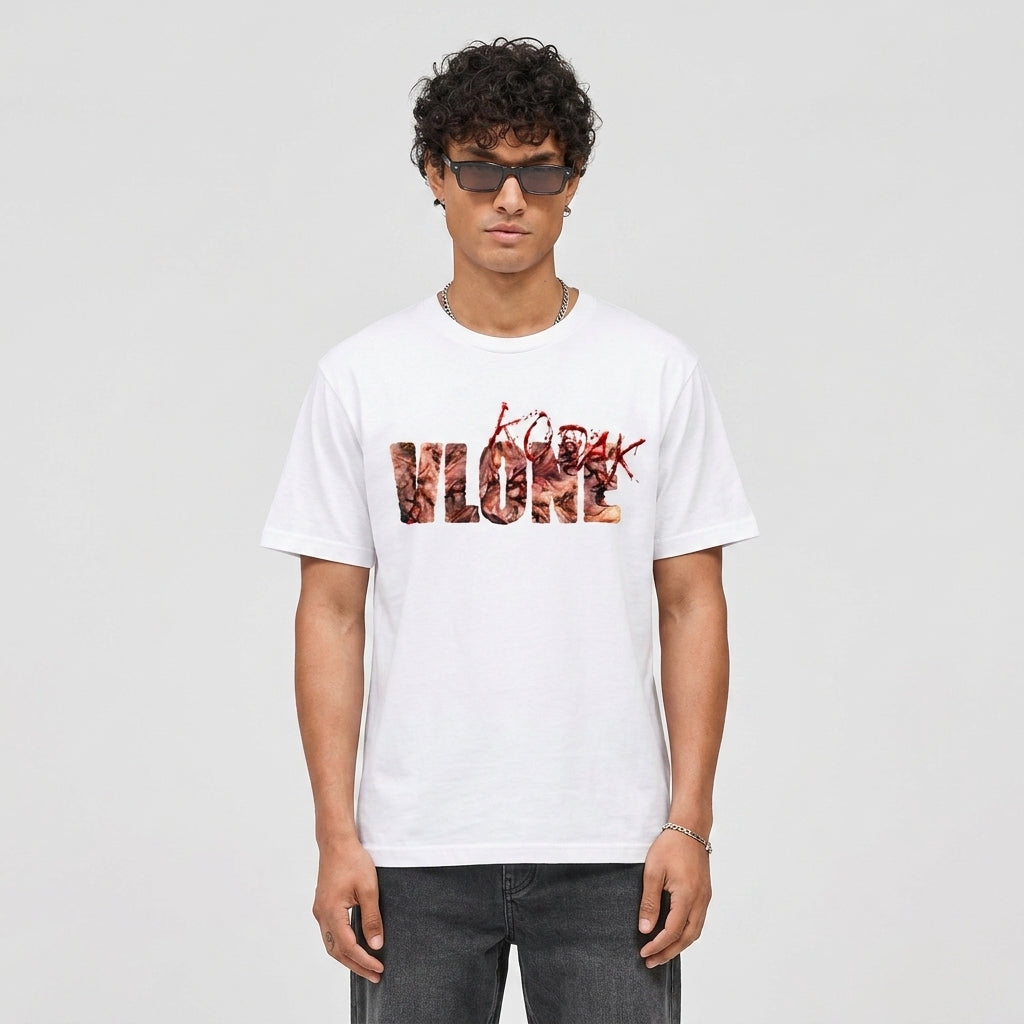 Kodak Black x Vlone Vlonekb T-shirt White