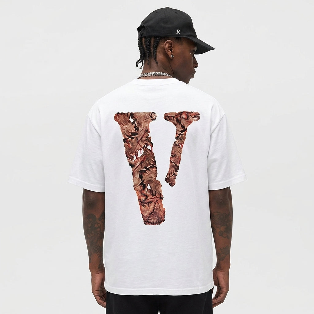 Kodak Black x Vlone Zombie T-shirt White