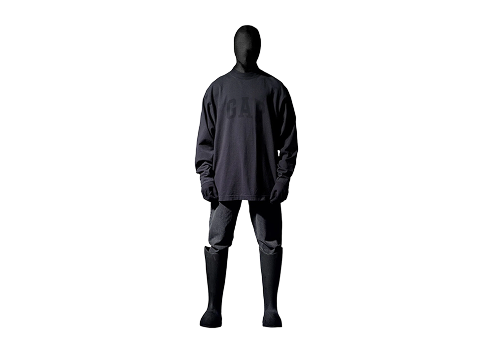 Yeezy Gap Dove Longsleeve Tee Black, Black (719611 TMVQ1 1000)