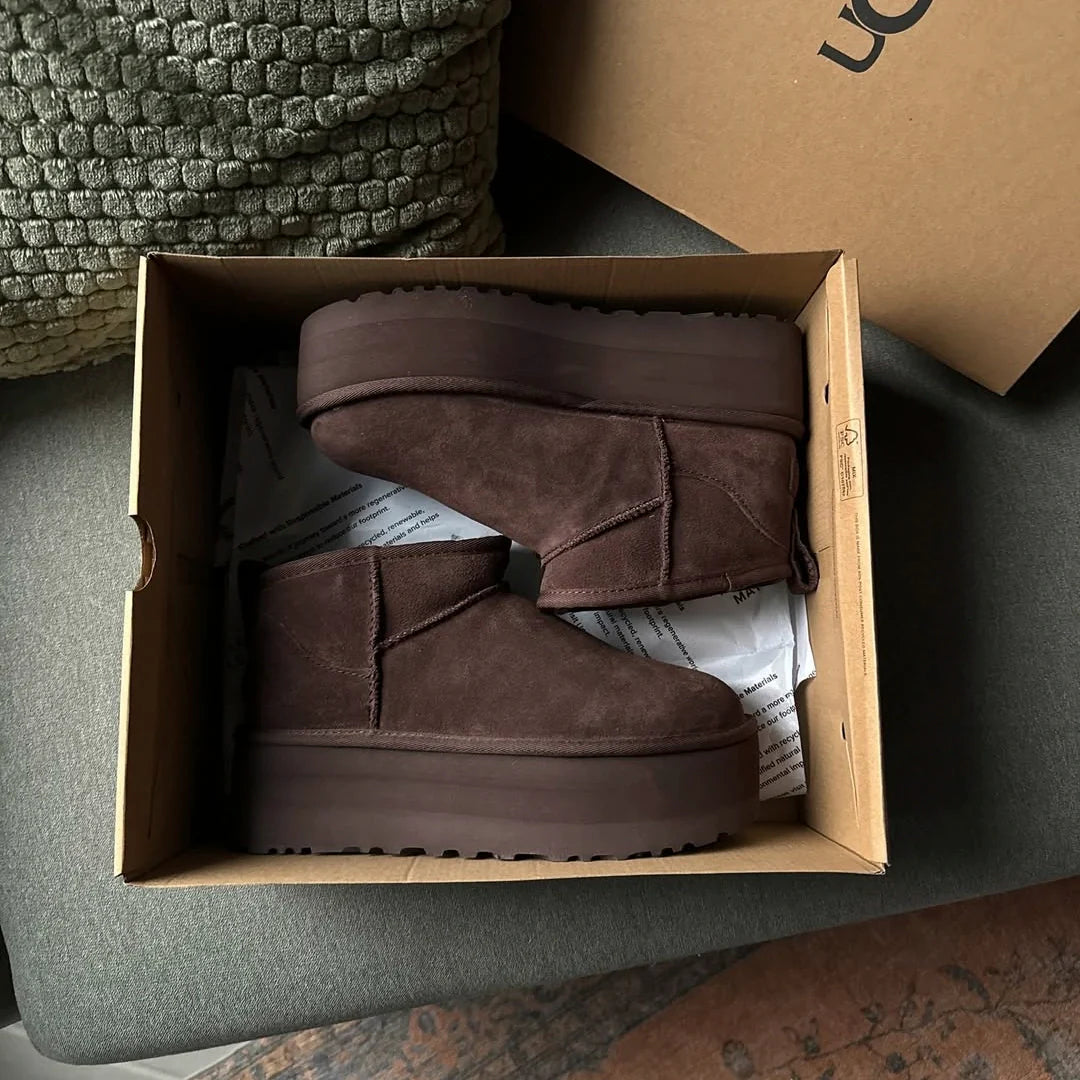 UGG Classic Ultra Mini Platform Boot Burnt Cedar, Burnt Cedar (1135092-BCDR)