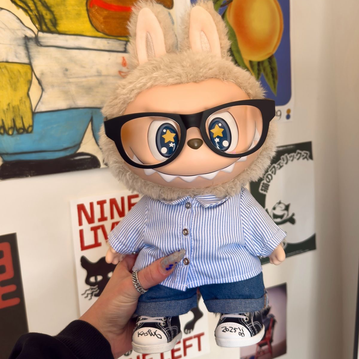 Pop Mart Labubu The Monsters Flip With Me Vinyl Plush Doll