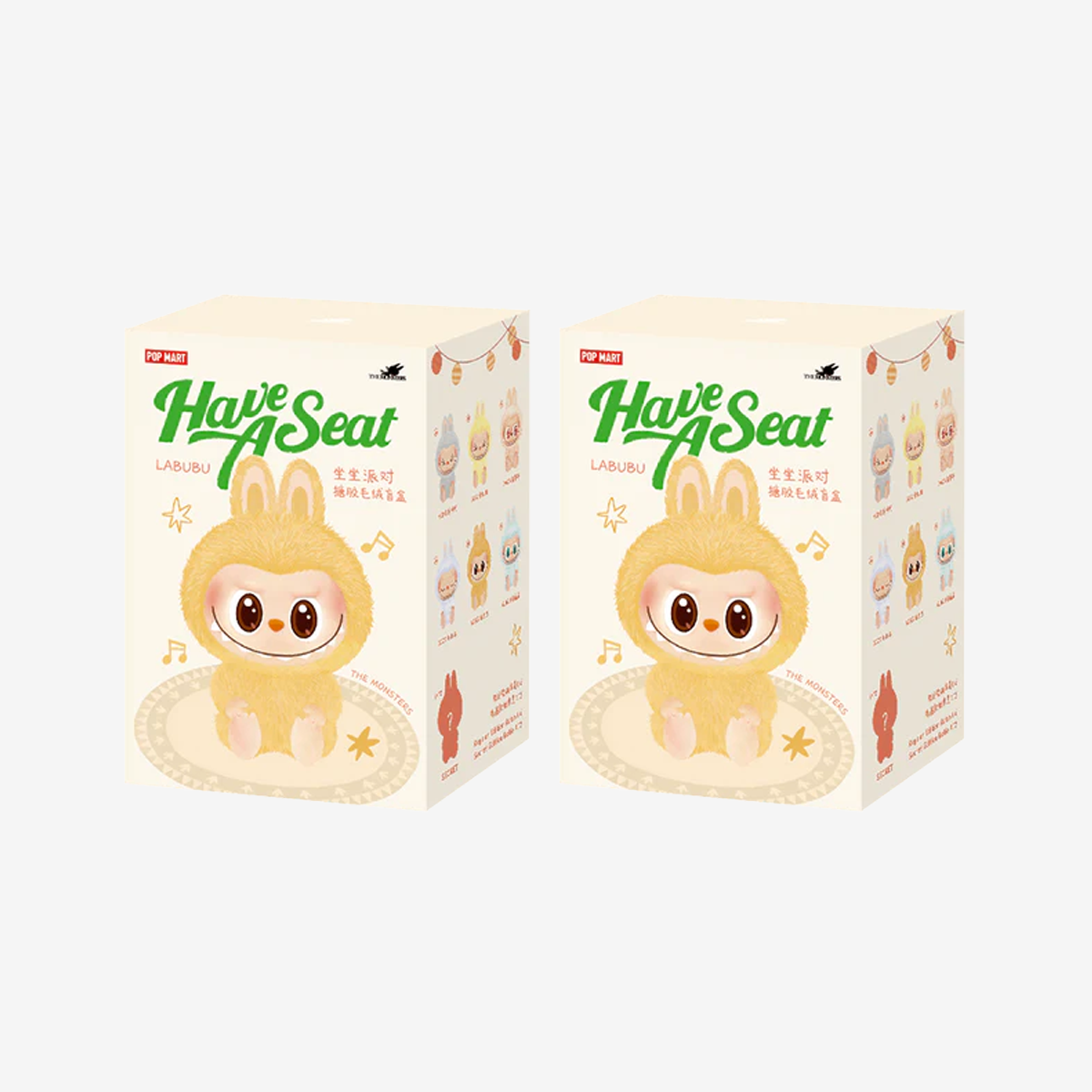 Pop Mart Labubu The Monsters Have a Seat Vinyl Plush Blind Box