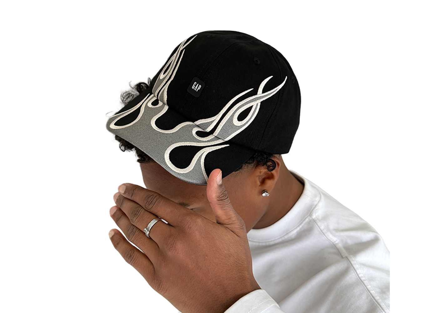 Yeezy Gap Flame Cap Black, Black (yeezy-gap-flame-cap-black)