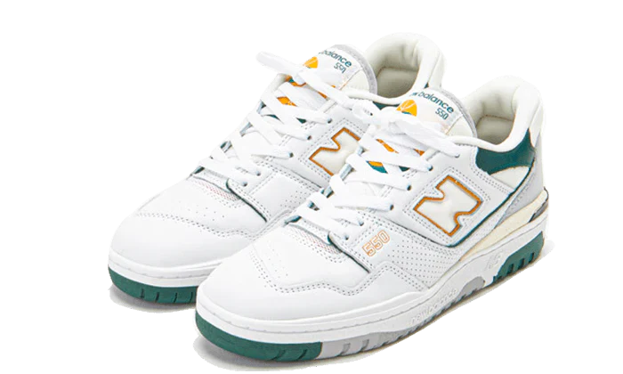 New Balance 550 White Nightwatch Green, White/Nightwatch Green/Grey (BB550PWC)