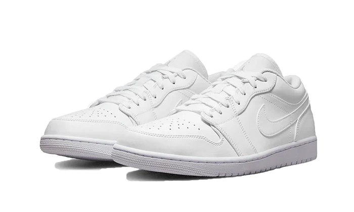 Air Jordan 1 Low Triple White, White/White (553558-136 / 553560-136 / 553558-130 / 553560-130 / DV0990-111)