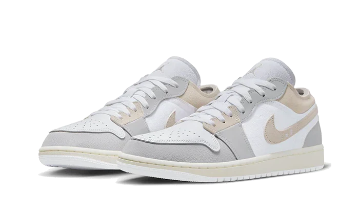 Air Jordan 1 Low SE Craft Inside Out Tech Grey, Tech Grey/Light Orewood Brown/White/Sail (DN1635-002)