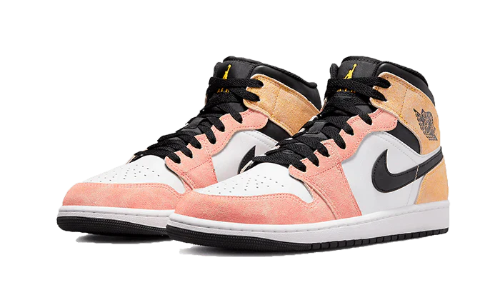 Air Jordan 1 Mid SE Flight Club, Magic Ember/Sundial-White-Black (DX4332-800 / DX4365-800)