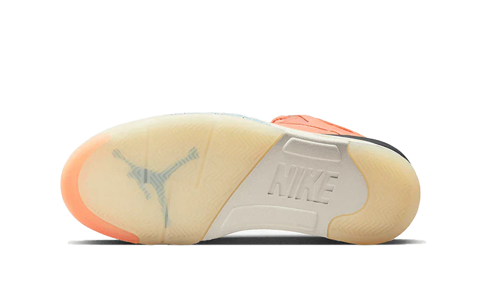 Air Jordan 5 Retro DJ Khaled We The Best Crimson Bliss, Crimson Bliss/Leche Blue-Sail (DV4982-641 / DV4983-641)