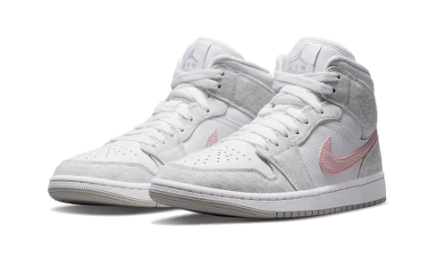 Air Jordan 1 Mid SE Light Iron Ore, Light Iron Ore/Atmosphere-White (DN4045-001)