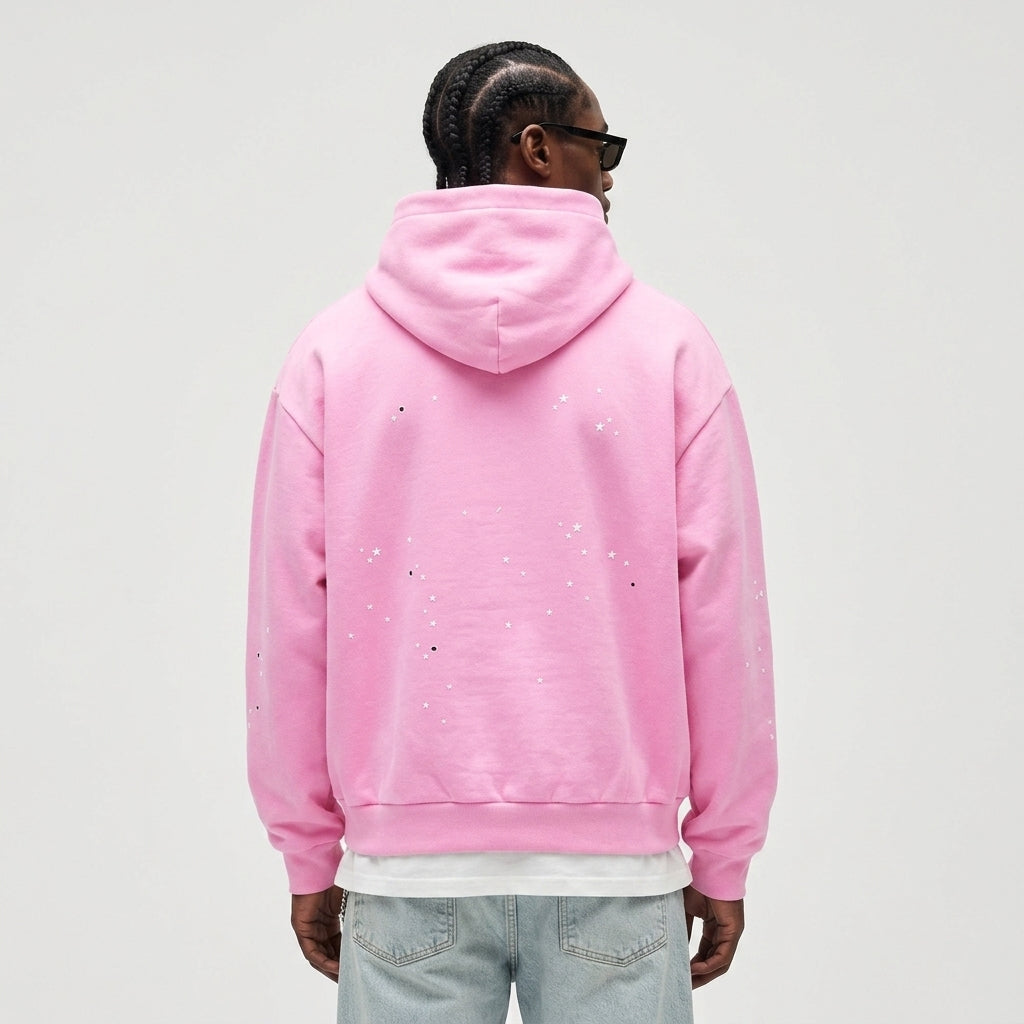 Sp5der Atlanta Hoodie Pink
