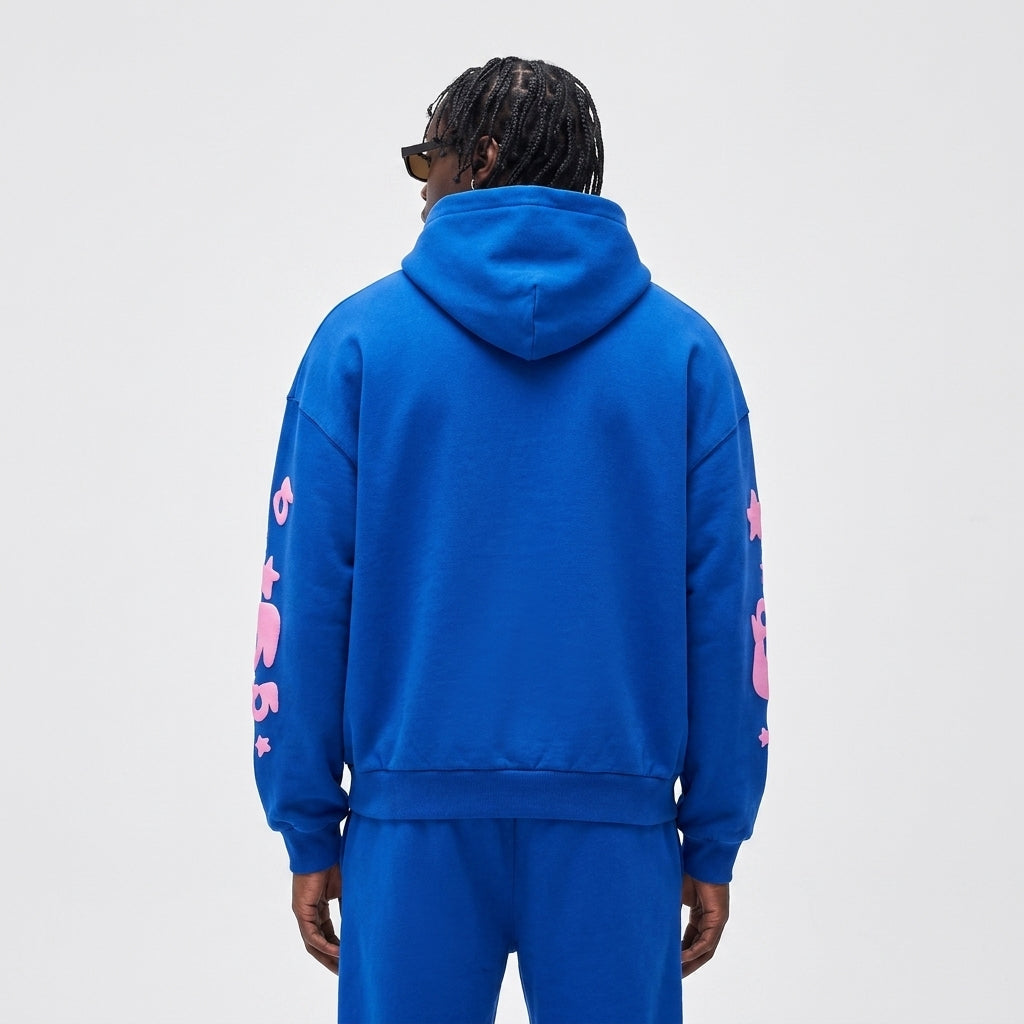Sp5der Beluga Hoodie Blue
