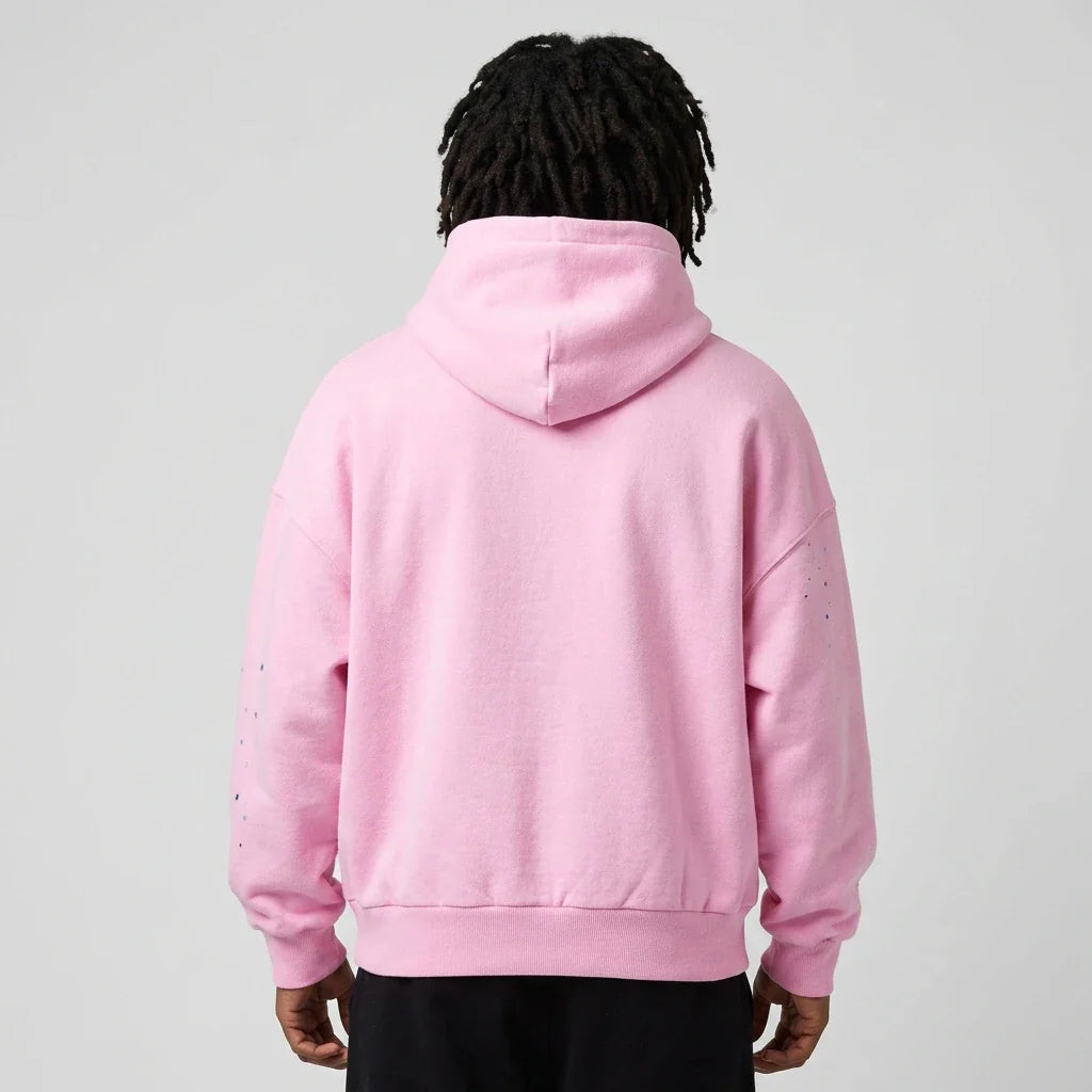 Sp5der OG Web Hoodie Pink