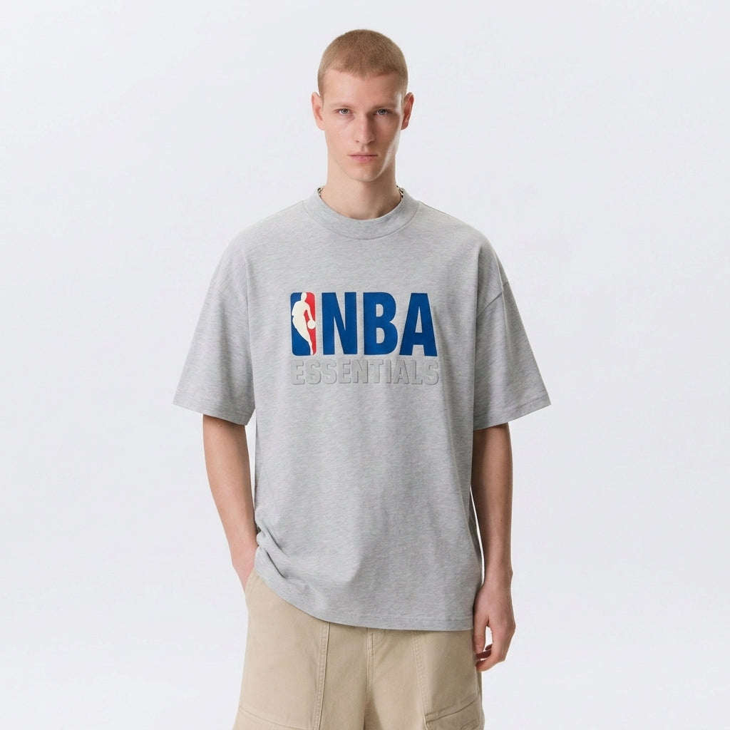 Fear of God Essentials NBA T-shirt Light Heather