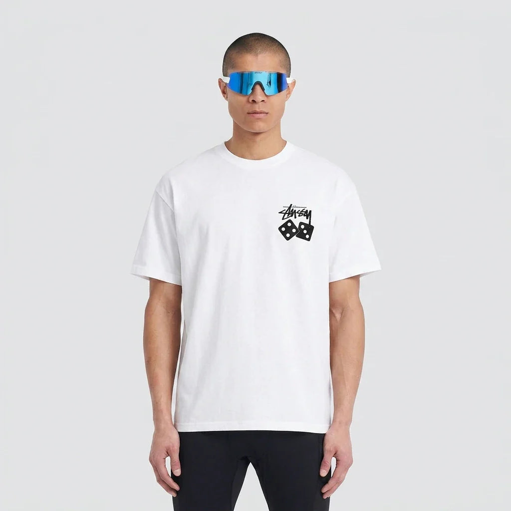 Stussy Dice T-Shirt Pigment Dyed Natural