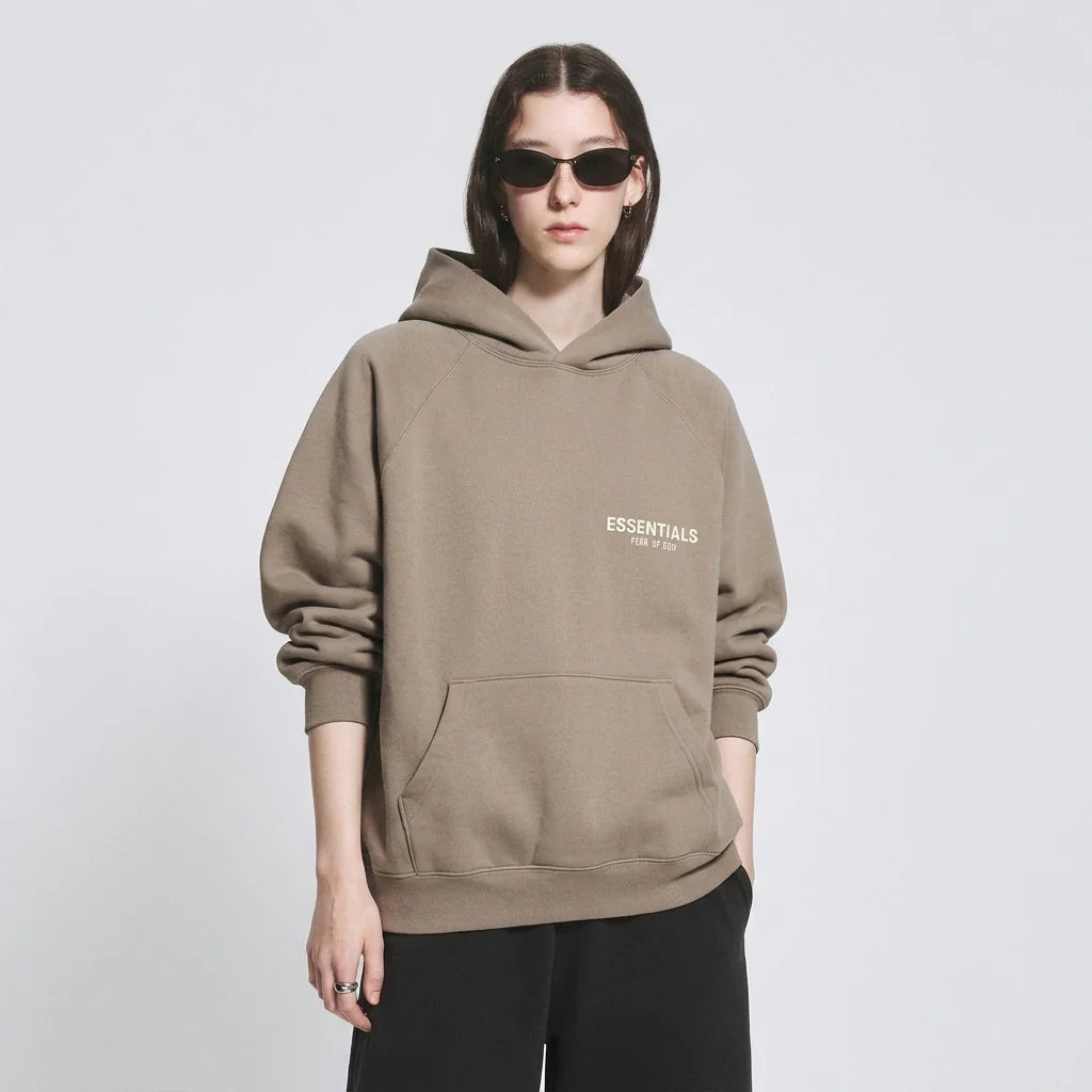 Fear of God Essentials Hoodie Desert Taupe