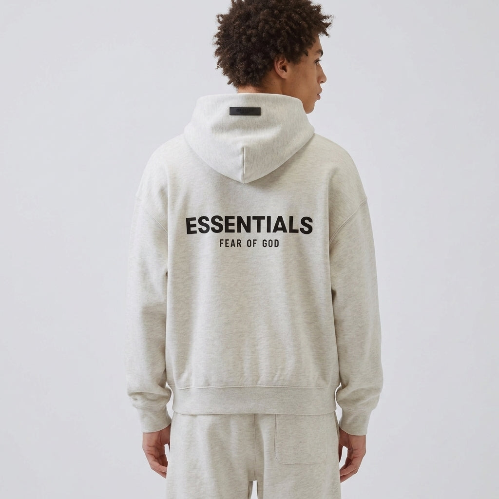 Fear of God Essentials Hoodie Light Oatmeal