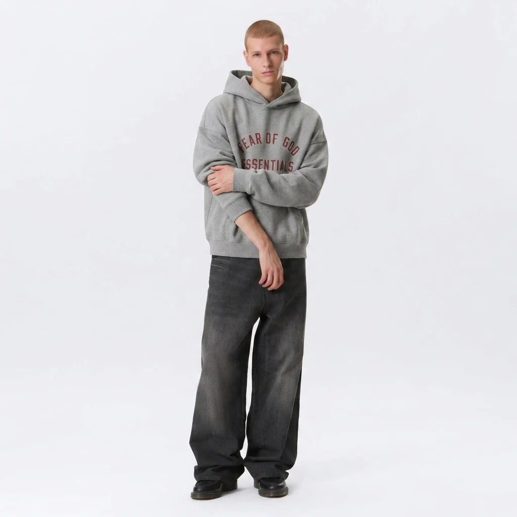Fear of God Essentials Fleece Hoodie Dark Heather