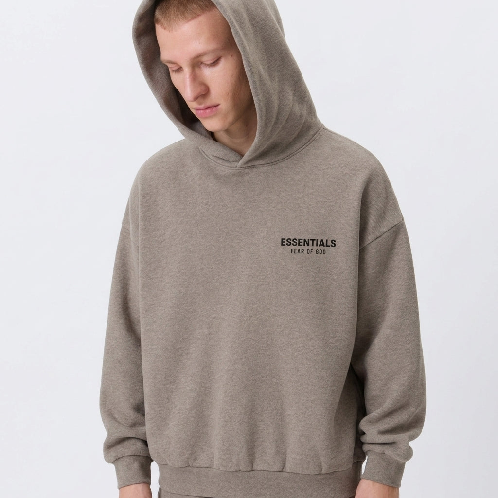 Fear of God Essentials Hoodie Heather Gray
