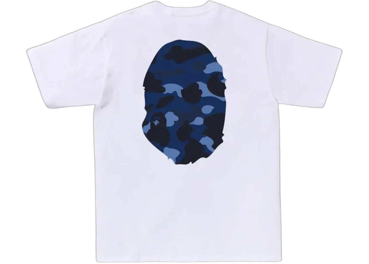 BAPE Color Camo Big Ape Head T-Shirt Navy