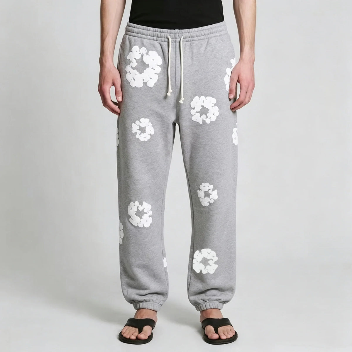Denim Tears The Cotton Wreath Sweatpants Grey