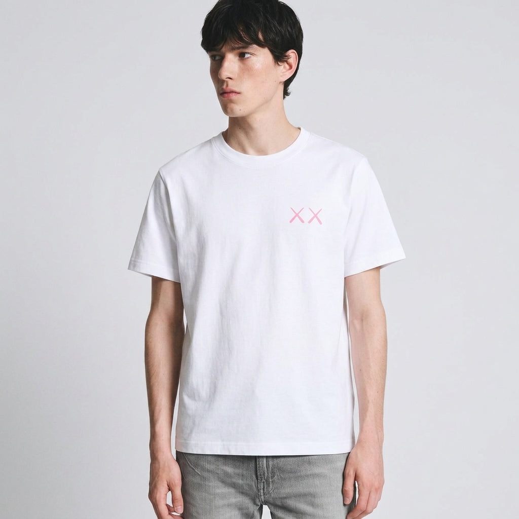 KAWS x Uniqlo T-Shirt Pink Graphic