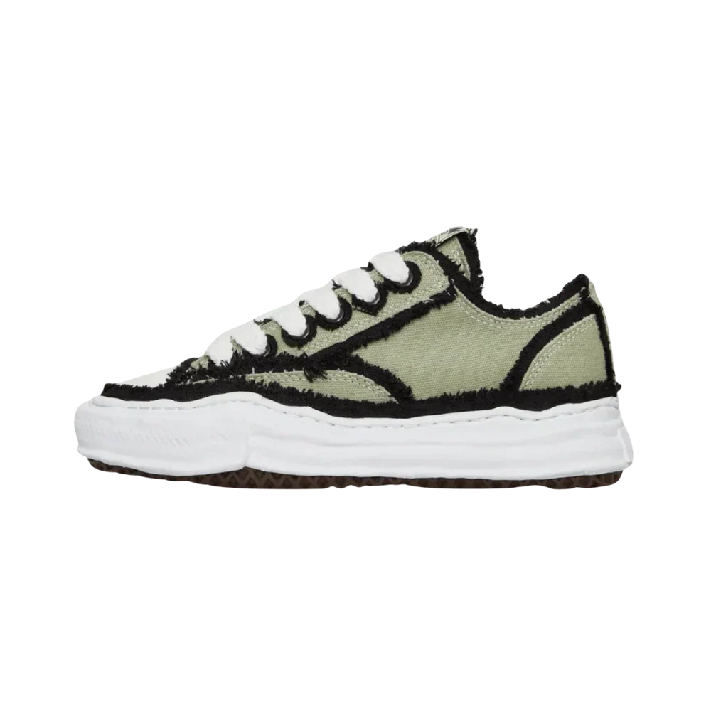 Maison Mihara Yasuhiro Peterson OG Sole Canvas Low Frayed Khaki