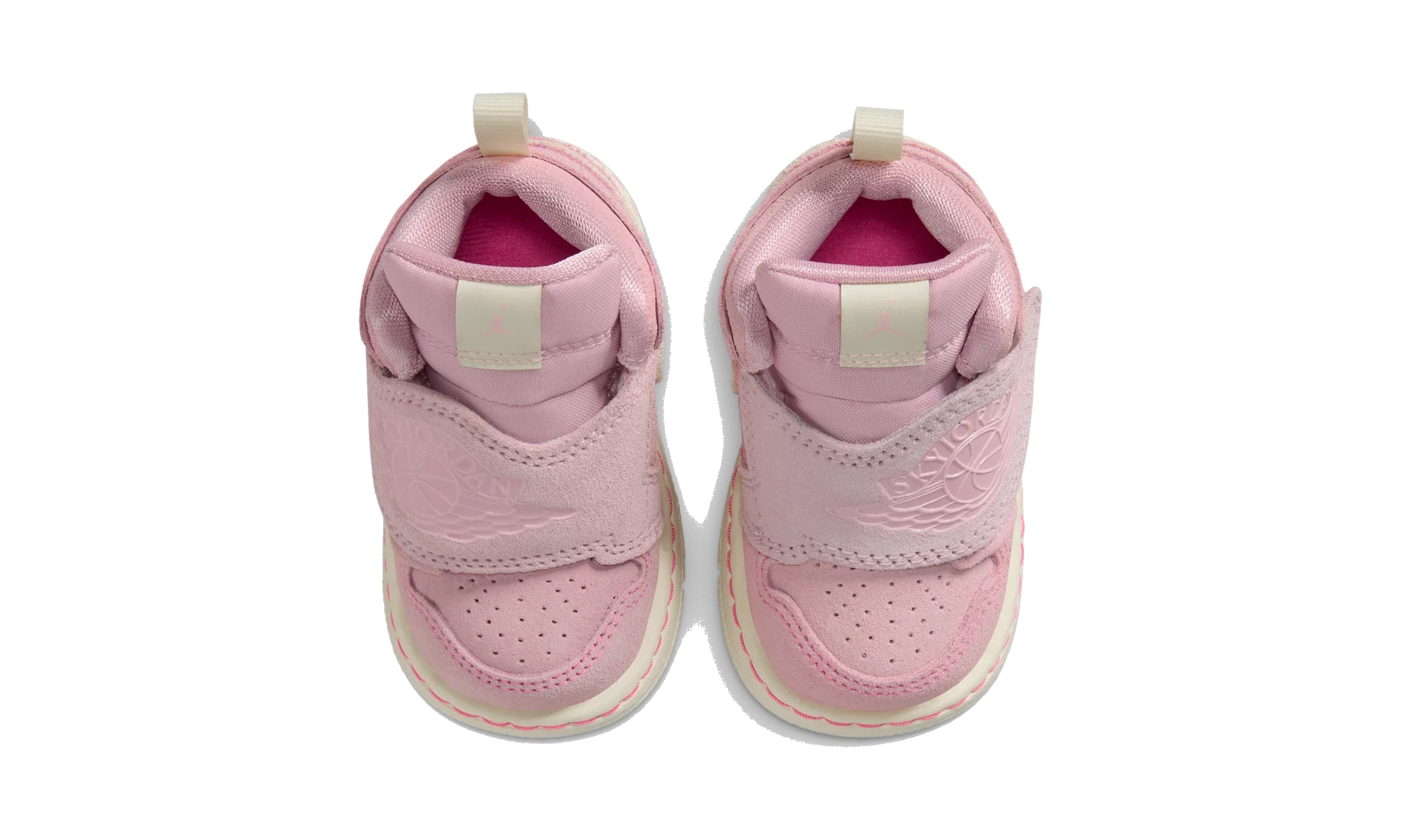 Sky Air Jordan 1 Baby and Toddler Shoe Iced Carmine/Pink Foam/Coconut Milk/Anthracite